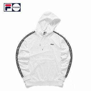 FILA FUSION 斐乐男子卫衣串标2020冬季新款潮流卫衣 标准白-WT（宽松版型，建议拍小一码） 185/104A/XXL