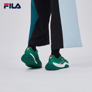 FILA x MIHARA 斐乐FM1老爹鞋女2020秋季新款休闲鞋 蔡徐坤力荐 波点鞋 亚马逊A-AZ 36