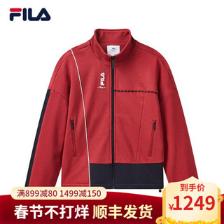 FILA X 3.1 Phillip Lim 斐乐 女士针织上衣2021年春季新款外套 宫墙红-WI 170/88A/L