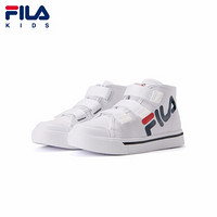 FILA 斐乐 KIDS 儿童中大童休闲鞋2020年秋冬新款休闲运动鞋男女鞋 集团白-WT 35码/22.5cm