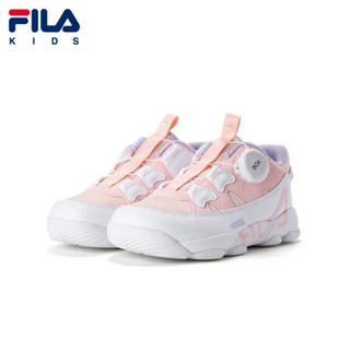 FILA KIDS 儿童小童男童运动球鞋2020年秋冬新款休闲运动鞋 嫩玫粉/斐乐白-PK-女 29码/内长18.0cm