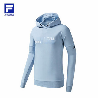 FILA ATHLETICS 斐乐连帽卫衣男子2020冬季新款休闲时尚运动套头衫基础 雾蓝色-DB 165/88A/S