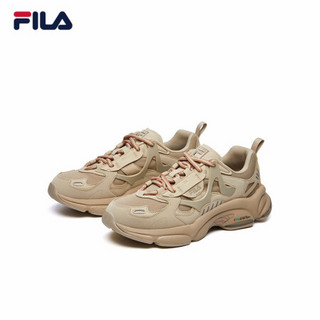 FILA FUSION RJV跑步鞋2021春季新款男ins潮运动鞋 砂色-SD 40.5