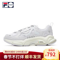 FILA FUSION RJV跑步鞋2021春季新款女ins潮运动鞋 斐乐白-WT 39