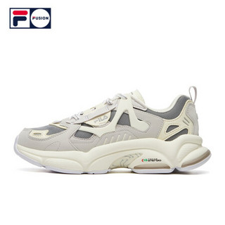 FILA FUSION RJV跑步鞋2021春季新款女ins潮运动鞋 风铃/合金灰-WA 37.5