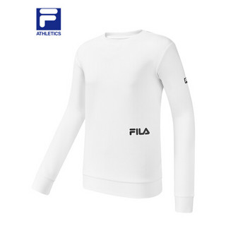 FILA ATHLETICS 斐乐男子套头卫衣 2020冬季新款运动健身时尚卫衣男 玉石白-WT 185/104A/XXL