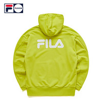 FILA FUSION斐乐连帽卫衣情侣2020冬季新款休闲套头衫宽松版型 硫磺绿-YE（宽松版型，建议拍小一码） 170/92A/M