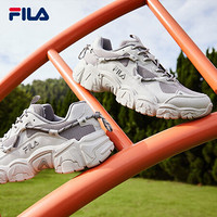 FILA 斐乐官方 FLUID猫爪鞋 老爹鞋男 2020秋季新款休闲鞋复古运动鞋男鞋 合金灰/南极灰-AA 39