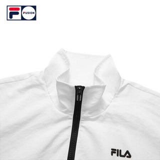 FILA FUSION斐乐女士运动外套2021春季新款宽松潮流运动茄克女 标准白-WT（宽松版型，建议拍小一码） 160/80A/S