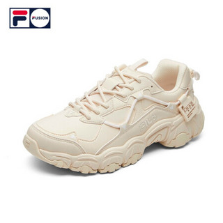 FILA FUSION 斐乐猫爪鞋女鞋 老爹鞋2021年春新款休闲运动鞋 陆朱色-DW 36