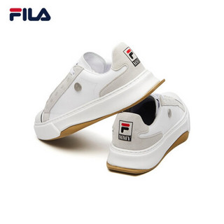 FILA × MIHARA 斐乐男子板鞋 2021春季新款休闲运动鞋小白鞋 斐乐白/月岩灰-WL 39