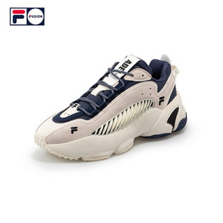 FILA FUSION 斐乐官方 ADE 2020新款老爹鞋男休闲运动鞋潮男鞋 雪白/马尾藻海-SS 42.5