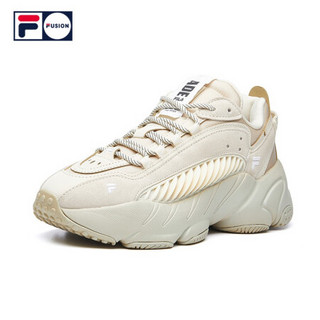 FILA FUSION 斐乐官方 ADE 2020新款老爹鞋女 休闲运动鞋潮女鞋 米色-AN 36.5