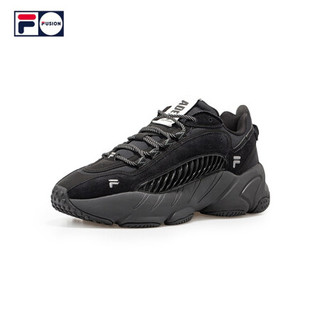 FILA FUSION 斐乐官方 ADE 2020新款老爹鞋女 休闲运动鞋潮女鞋 黑色-BK 36.5