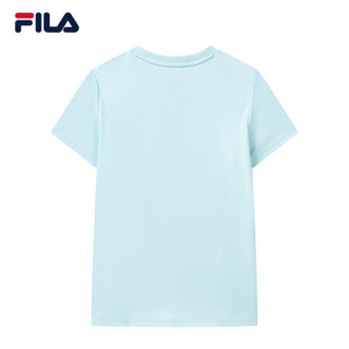 FILA 斐乐官方 官网女子短袖t2021夏季潮流t恤短袖运动 冰沁绿-TQ 155/76A/XS