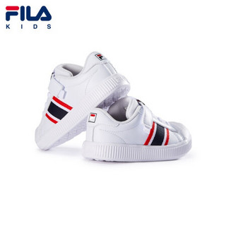 FILA KIDS 斐乐斐乐童鞋宝宝2021新款男童小童婴幼儿软底女童运动 斐乐白/传奇蓝-WT 22码/13.5cm