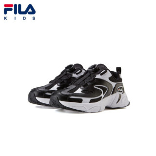 Fila 斐乐童鞋 Fila Kids 斐乐儿童中大童21年春季新款时尚童鞋休闲运动鞋黑色 斐乐白 Bw 男34码 内长21 5cm 报价价格评测怎么样 什么值得买