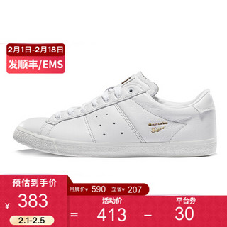 Onitsuka Tiger鬼塚虎运动休闲鞋 男女情侣 LAWNSHIP D518L-0101 白色/白色 37