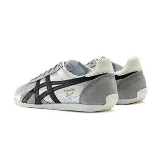 Onitsuka Tiger 鬼塚虎 Runspark 中性休闲运动鞋 TH201L-9390 银色/黑色 41.5