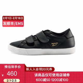 Onitsuka Tiger鬼塚虎中大童运动休闲鞋LAWNSHIP 1184A026-100 黑色 30