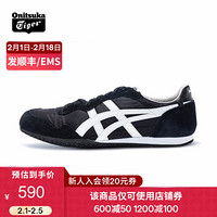 Onitsuka Tiger鬼塚虎运动休闲鞋板鞋男女鞋复古SERRANO D109L-9001 黑色 37