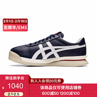 Onitsuka Tiger鬼塚虎运动休闲鞋板鞋男女增高厚底TIGER CORSAIR 藏青色 44.5