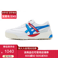 Onitsuka Tiger鬼塚虎板鞋 男女鞋情侣百搭厚底老爹鞋DELEGATION EX 白色 43.5