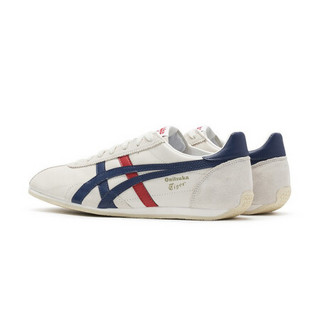 Onitsuka Tiger鬼塚虎舒适复古慢跑鞋男女款休闲鞋RUNSPARK TH201L-9950 白色/藏青色 45