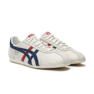 Onitsuka Tiger鬼塚虎舒适复古慢跑鞋男女款休闲鞋RUNSPARK TH201L-9950 白色/藏青色 36