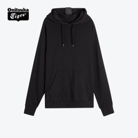 Onitsuka Tiger鬼塚虎连帽卫衣时尚百搭男女 2183A540-002 黑色 XL