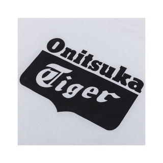 Onitsuka Tiger鬼塚虎短袖T恤 印花短袖男女 2183A245-103 100白色 XS