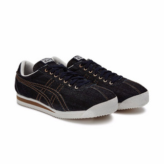 Onitsuka Tiger鬼塚虎男女鞋 复古慢跑 运动休闲鞋 TIGER CORSAIR 藏青色 37.5