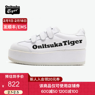 Onitsuka Tiger鬼塚虎 运动休闲鞋 女 DELEGATION CHUNK W 白色 40