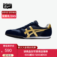 Onitsuka Tiger鬼塚虎2020秋冬男女鞋 SERRANO 复古休闲鞋 1183B400 藏青色 40.5