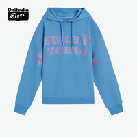 Onitsuka Tiger 20秋冬 休闲男女套头卫衣 2183A590-750 蓝色 M