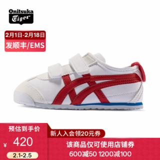 Onitsuka Tiger鬼塚虎婴幼童休闲运动鞋 MEXICO66 TS 1184A054-100 白色 25