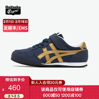 Onitsuka Tiger鬼塚虎魔术贴休闲中童鞋 SERRANO PS 1184A086-400 藏青色 32.5