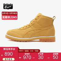 Onitsuka Tiger鬼塚虎情侣休闲鞋 高帮复古 休闲鞋男 RINKAN BOOT PF 黄色 37