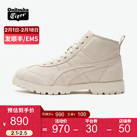 Onitsuka Tiger鬼塚虎情侣休闲鞋 高帮复古 休闲鞋男 RINKAN BOOT PF 燕麦色 40