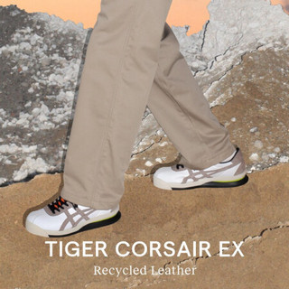 Onitsuka Tiger鬼塚虎2021年男鞋复古厚底休闲鞋女鞋TIGER CORSAIR EX 白色 44.5