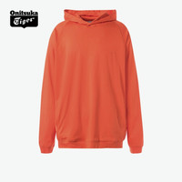 Onitsuka Tiger鬼塚虎休闲男女连帽卫衣 2021年春夏新款2183A732-600 橙色 S