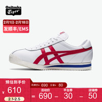 Onitsuka Tiger鬼塚虎2021春夏男女鞋时尚舒适休闲鞋TIGER CORSAIR 白色 41.5