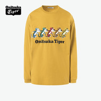 Onitsuka Tiger鬼塚虎2021春夏新款男女款休闲长袖卫衣 2183A706-101 橘色 XL