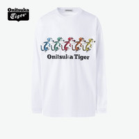 Onitsuka Tiger鬼塚虎2021春夏新款男女款休闲长袖卫衣 2183A706-101 白色 M