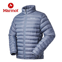 Marmot/土拨鼠秋冬运动保暖舒适立领无帽3M棉服男户外 玛瑙灰1515 XXL 欧码偏大