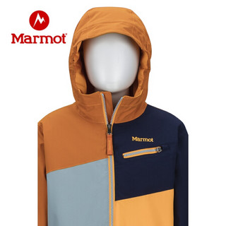 Marmot 土拨鼠 户外新款滑雪服男童防水透气保暖TR棉滑雪衣74960