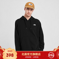 TheNorthFace北面2020春季针织卫衣情侣款户外|4NFG JK3/黑色 XXXL