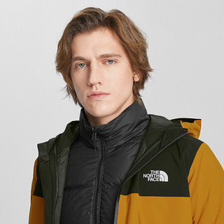 TheNorthFace北面三合一冲锋衣男户外防水保暖上新|4N9T TBK/黄色/黑色 S