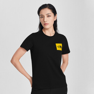 TheNorthFace北面短袖T恤女户外舒适透气上新|5B3L JK3/黑色 XXL