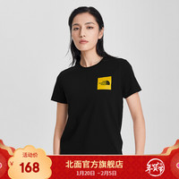 TheNorthFace北面短袖T恤女户外舒适透气上新|5B3L JK3/黑色 XXL